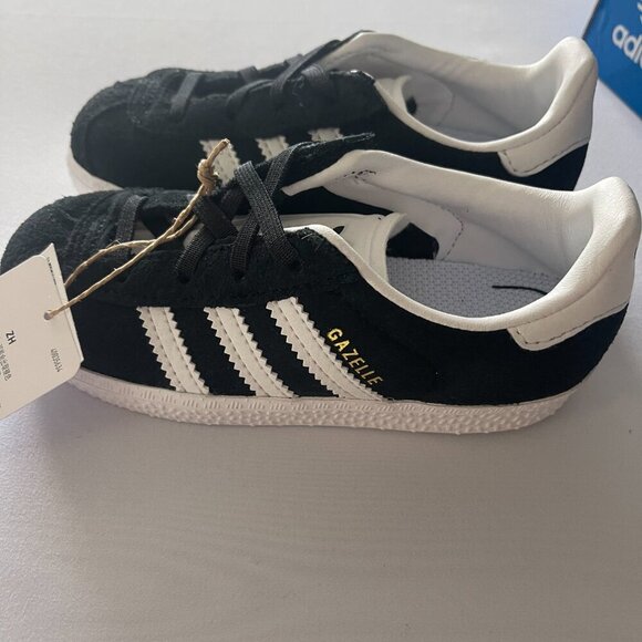 Adidas Gazelle Comfort Closure Elastic Laces Shoes Kids 10K - Picture 5 of 6